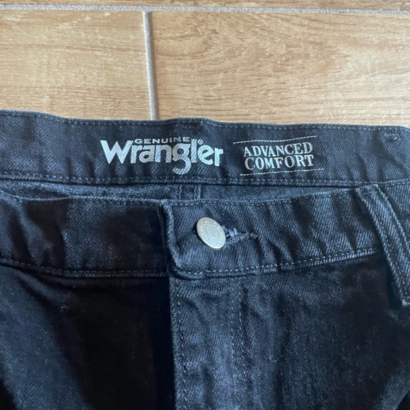 Wrangler Advanced Comfort Black Men’s standard jeans w 42 L 30 - Picture 4 of 9